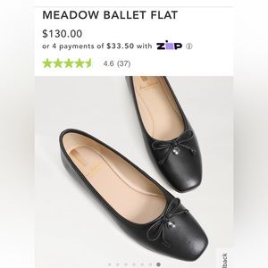 Sam Edelman Black Meadow Ballet Flats size 6